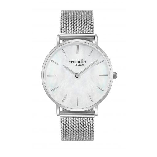 Mesh shop watch silver